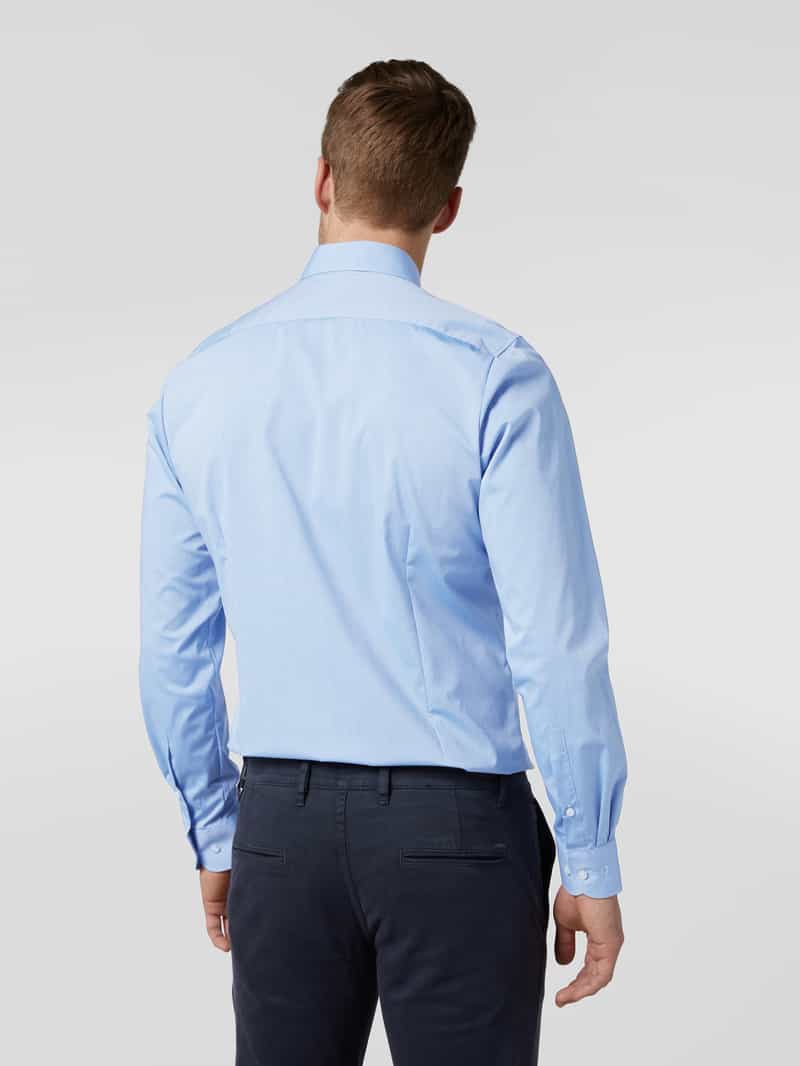 Slim fit zakelijk overhemd van chambray OLYMP Level Five