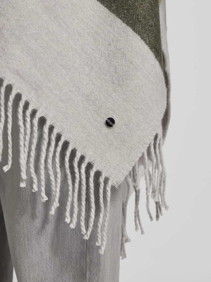 BRAX Poncho met franjes model 'STYLE.THEA'