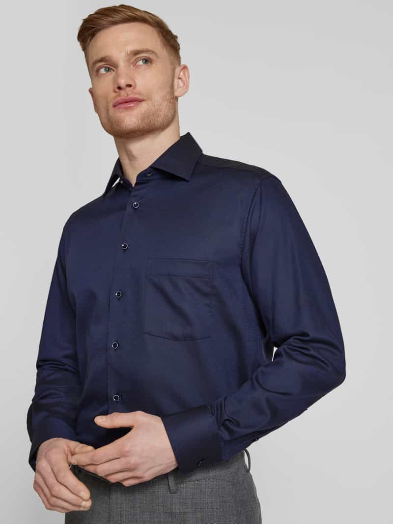 Eterna Modern fit zakelijk overhemd met kentkraag