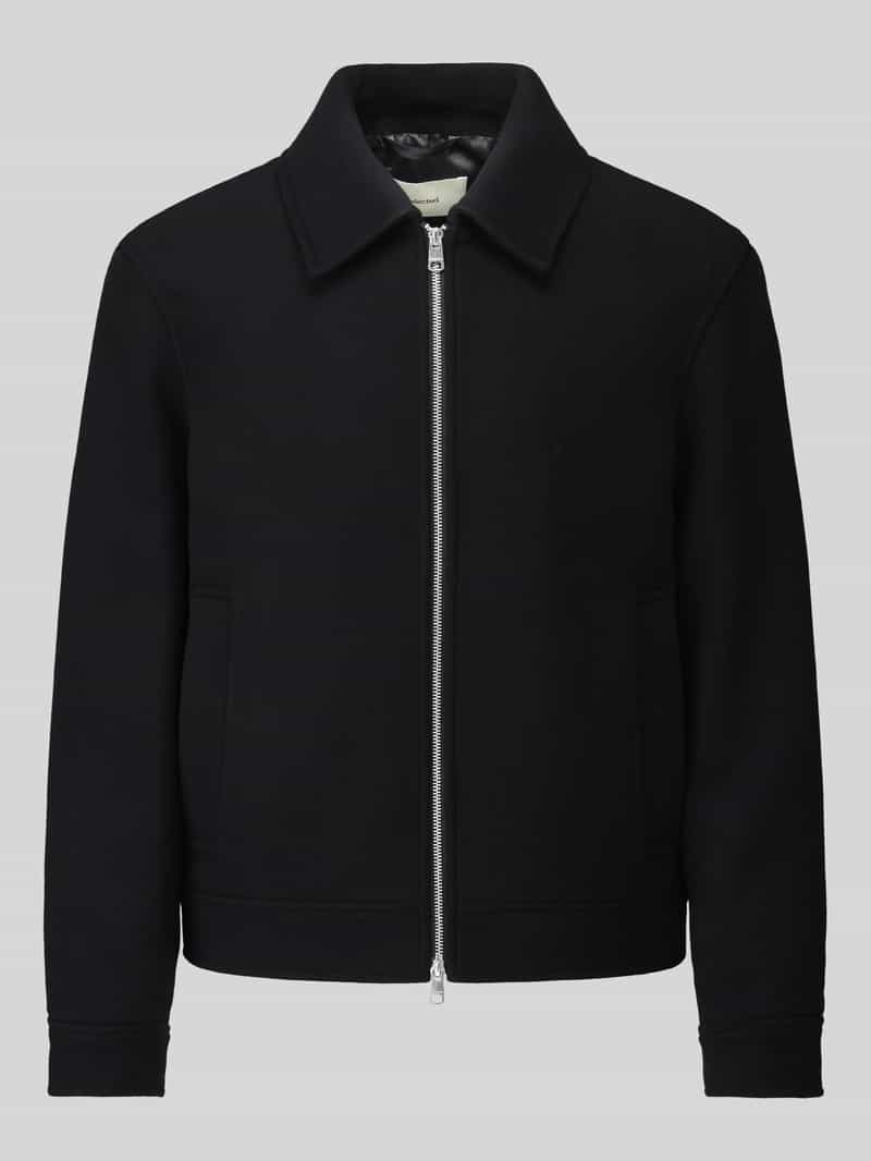 Selected Blouson van wolmix met tweewegritssluiting