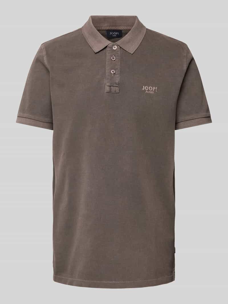 JOOP! JEANS Regular fit poloshirt met labelstitching model 'Ambrosio'
