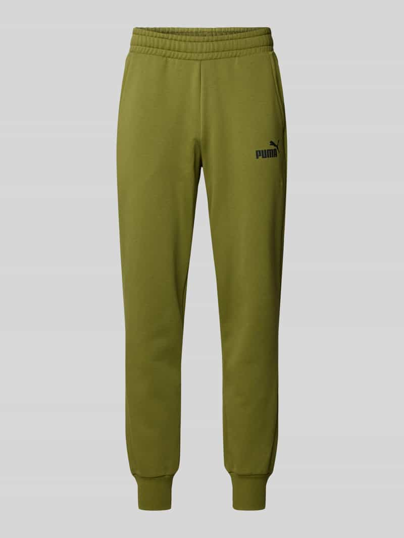 PUMA PERFORMANCE Regular fit sweatpants met labelprint