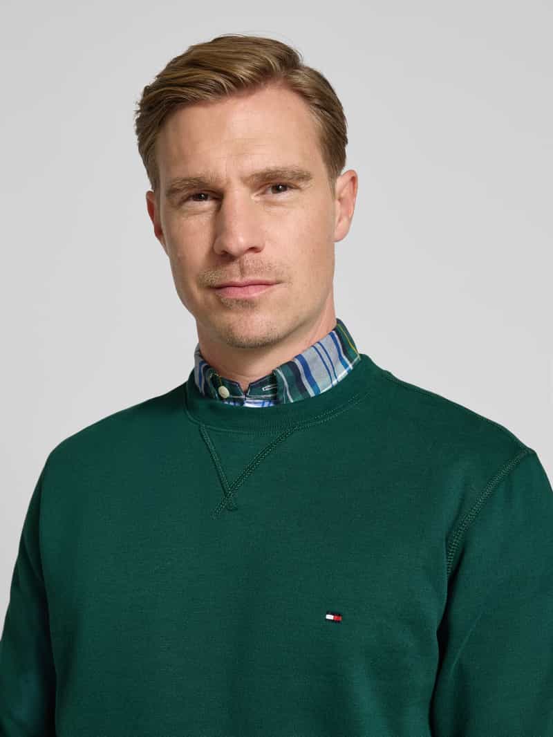 Tommy Hilfiger Regular fit sweatshirt van katoenmix