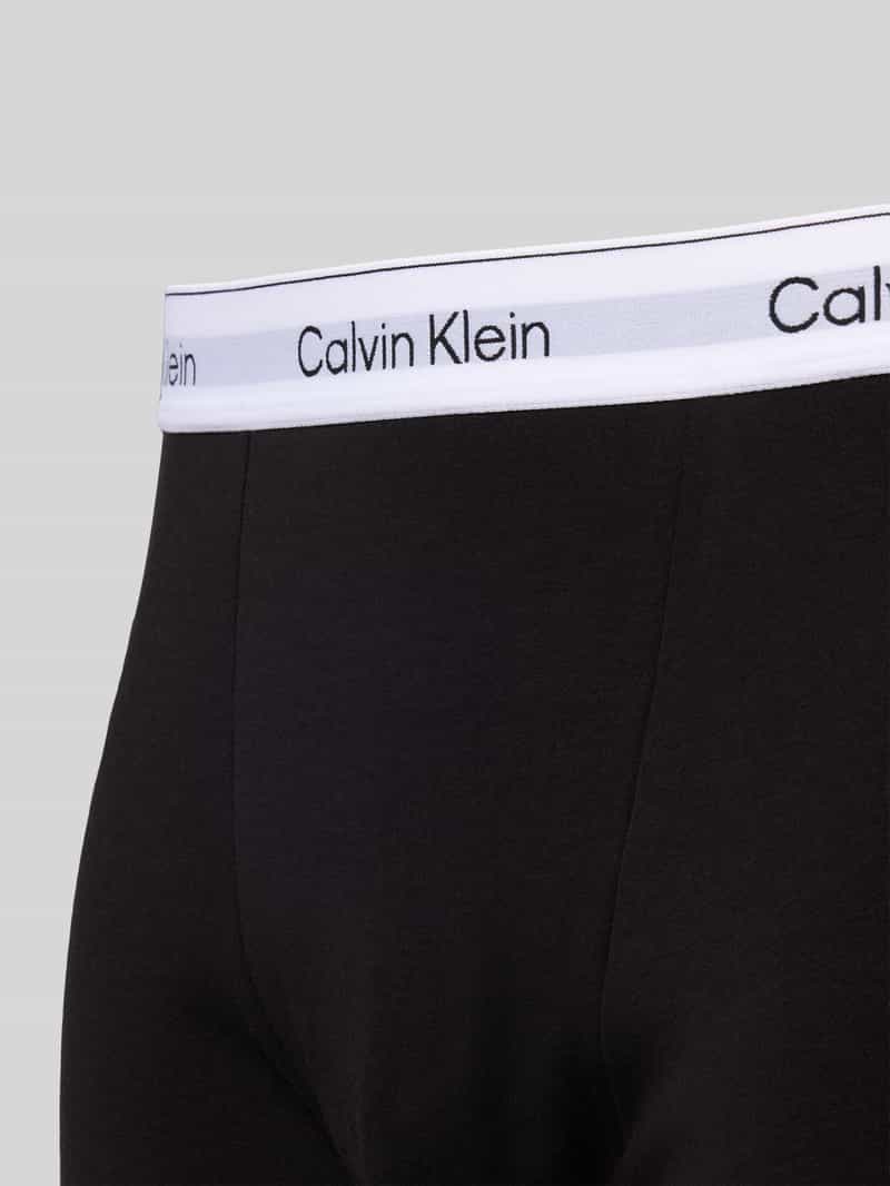 Calvin Klein Underwear Broek met elastische band met logo in een set van 3 stuks