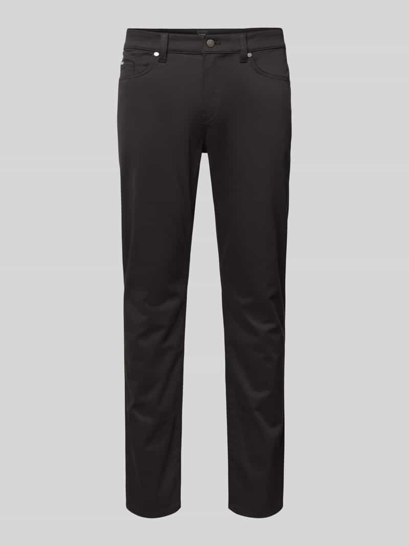 Boss Slim fit stoffen broek met stretch, model 'Delaware'