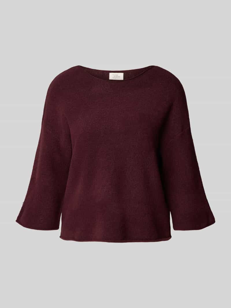 ROBE LÉGÈRE Gebreide pullover met linnen