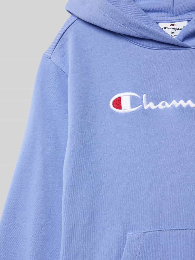 Champion Hoodie met labelstitching