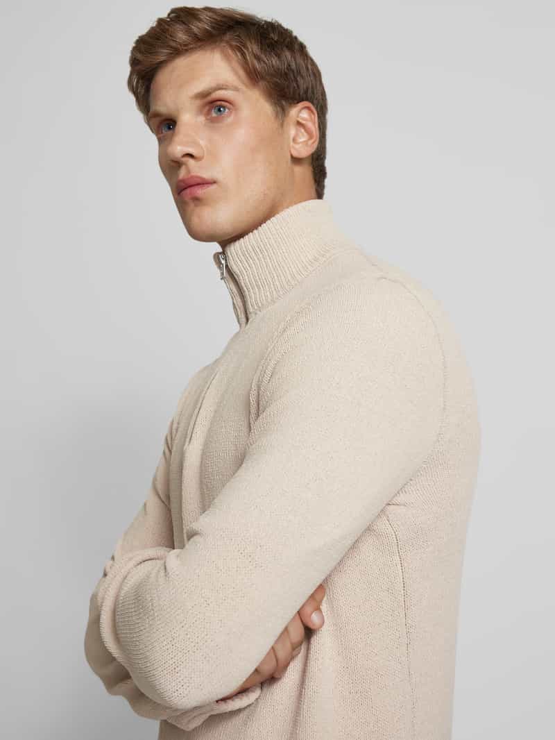 Only & Sons Gebreide pullover met opstaande kraag model 'ETHAN'