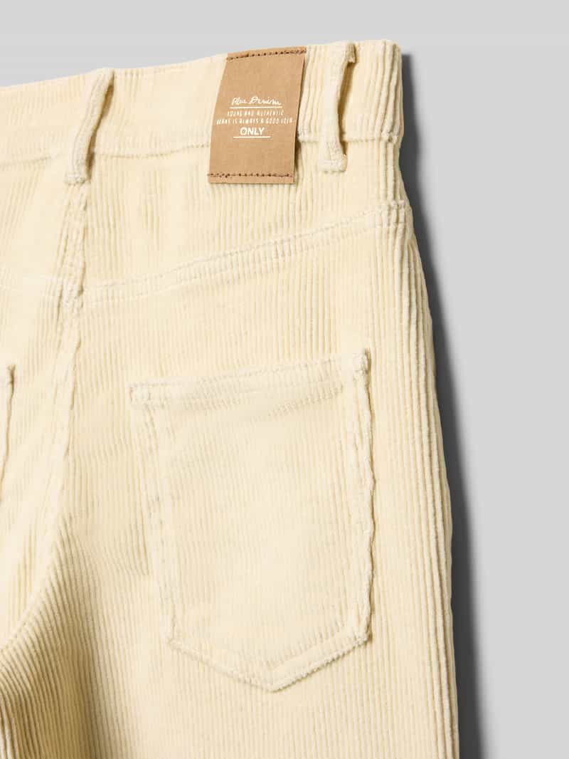 Only Wide leg corduroy broek van katoenmix model 'HOPE'