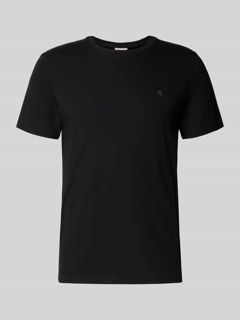 CK Calvin Klein T-shirt met labelstitching