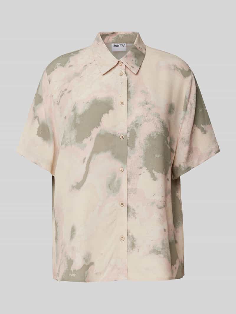 Jake*s Casual Overhemdblouse met knoopsluiting