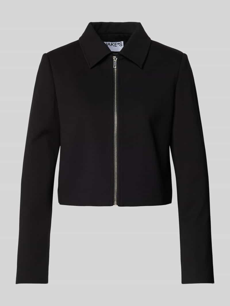 Jake*s Collection Korte blazer met ritssluiting