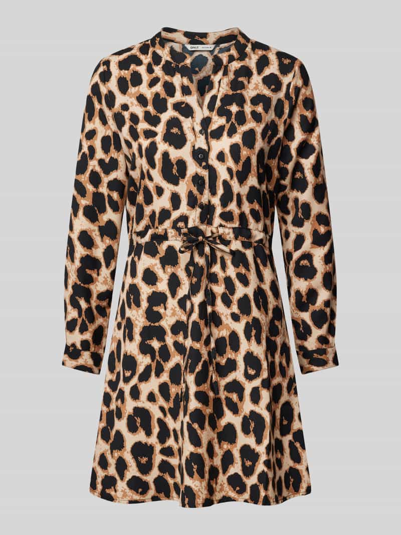Only Getailleerde mini-jurk met all-over motief model 'CORY'