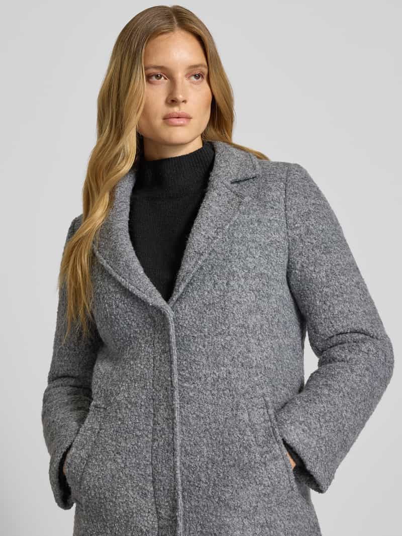 s.Oliver RED LABEL Regular fit lange jas met wol