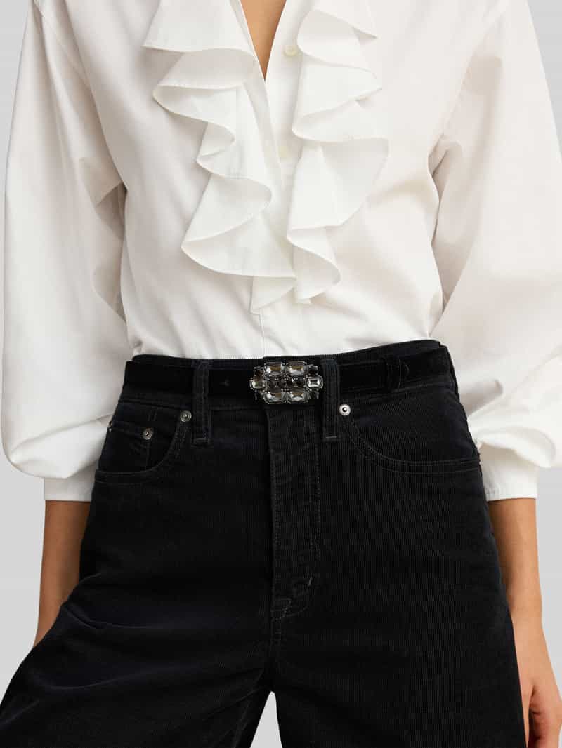 Lauren Ralph Lauren Riem van runder nappa met sieraadsluiting