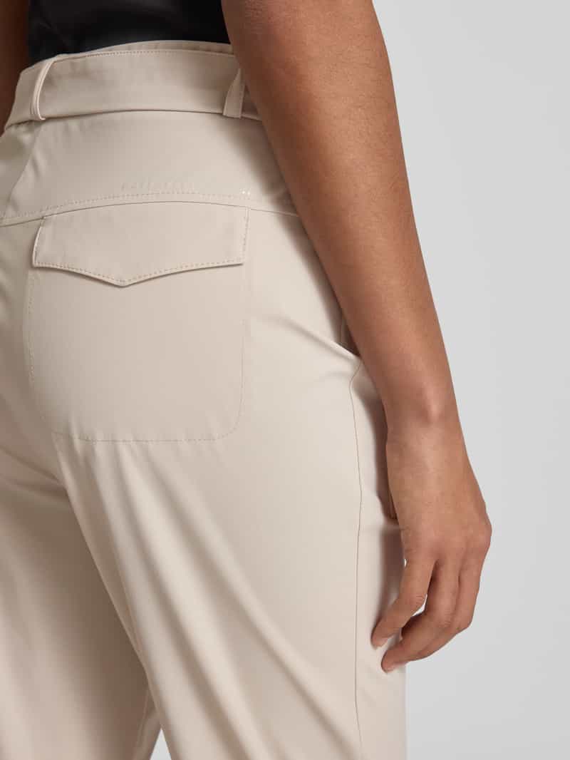 RAFFAELLO ROSSI Regular fit stoffen broek met verkort model 'IRA'