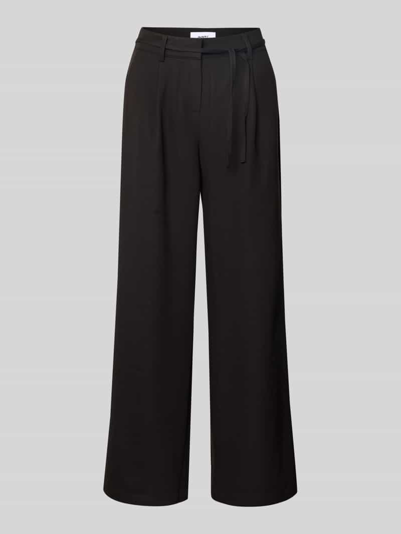 moves Flared stoffen broek met tunnelkoord model 'Andriana'