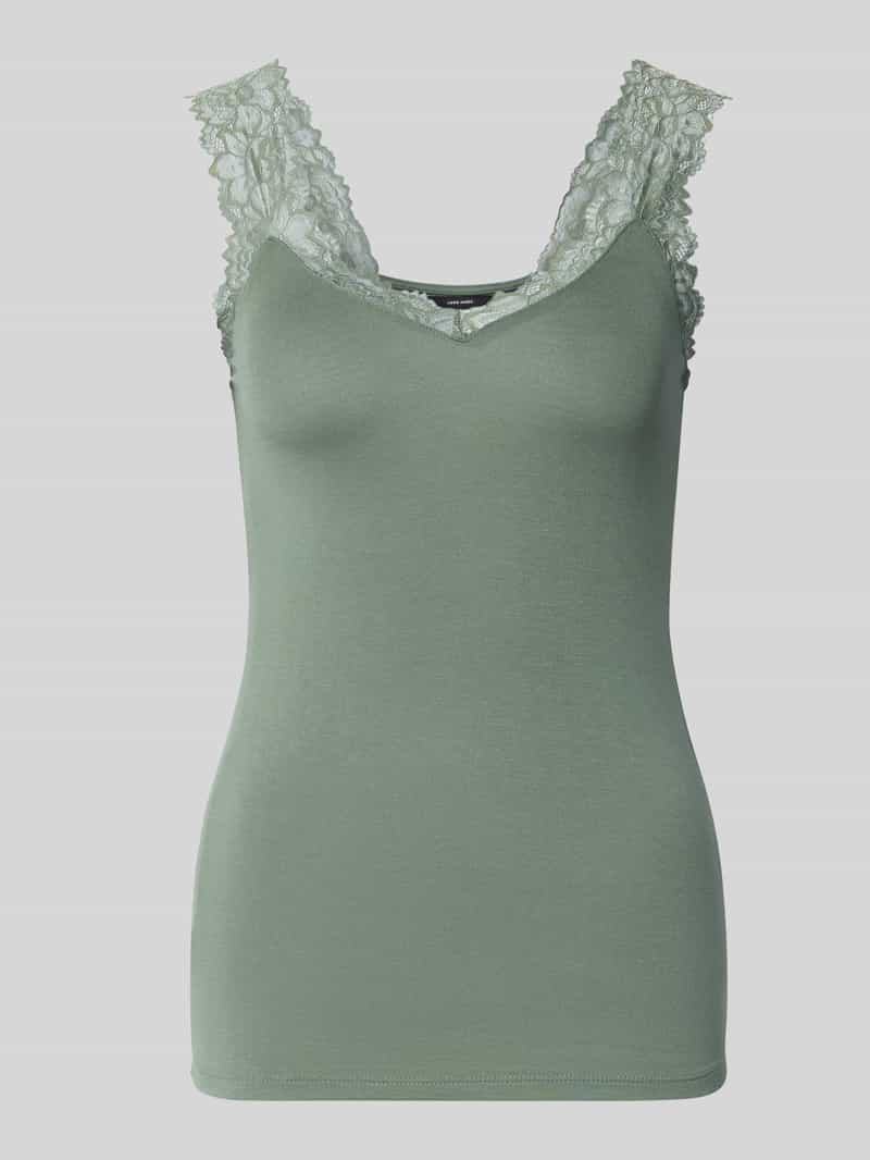 Vero Moda Kanten top VMROSA SL TOP JRS NOOS