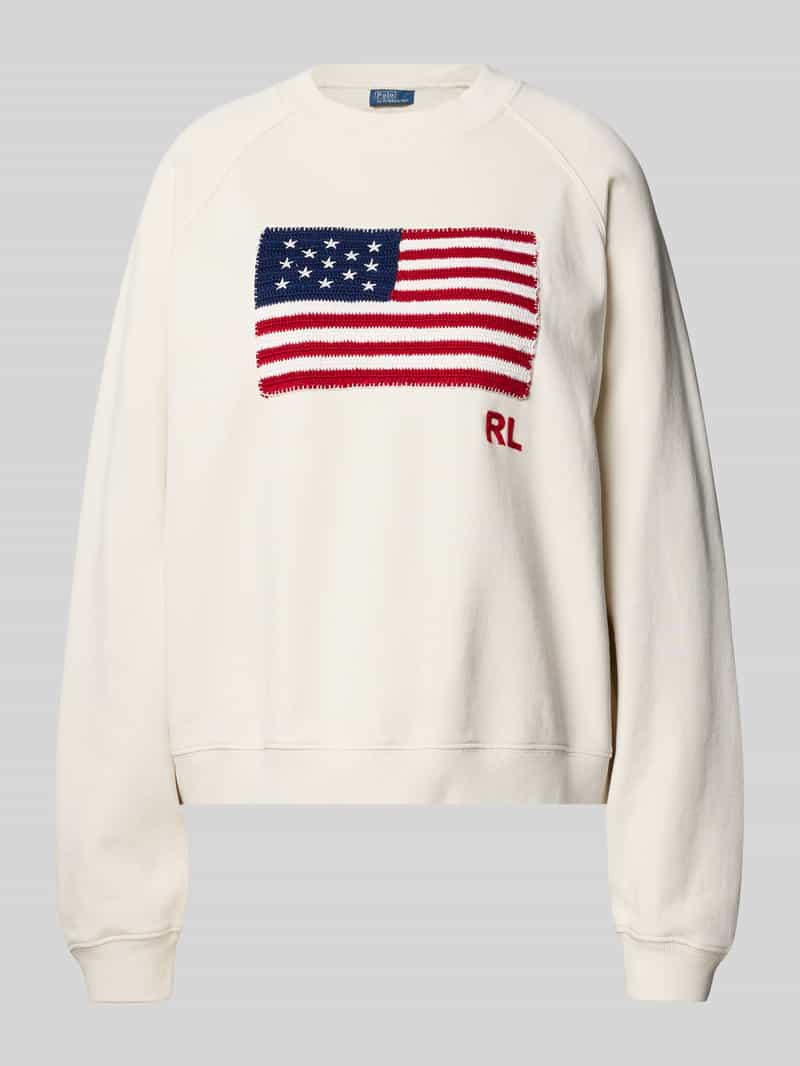 Polo Ralph Lauren Sweatshirt met motief- en labelstitching