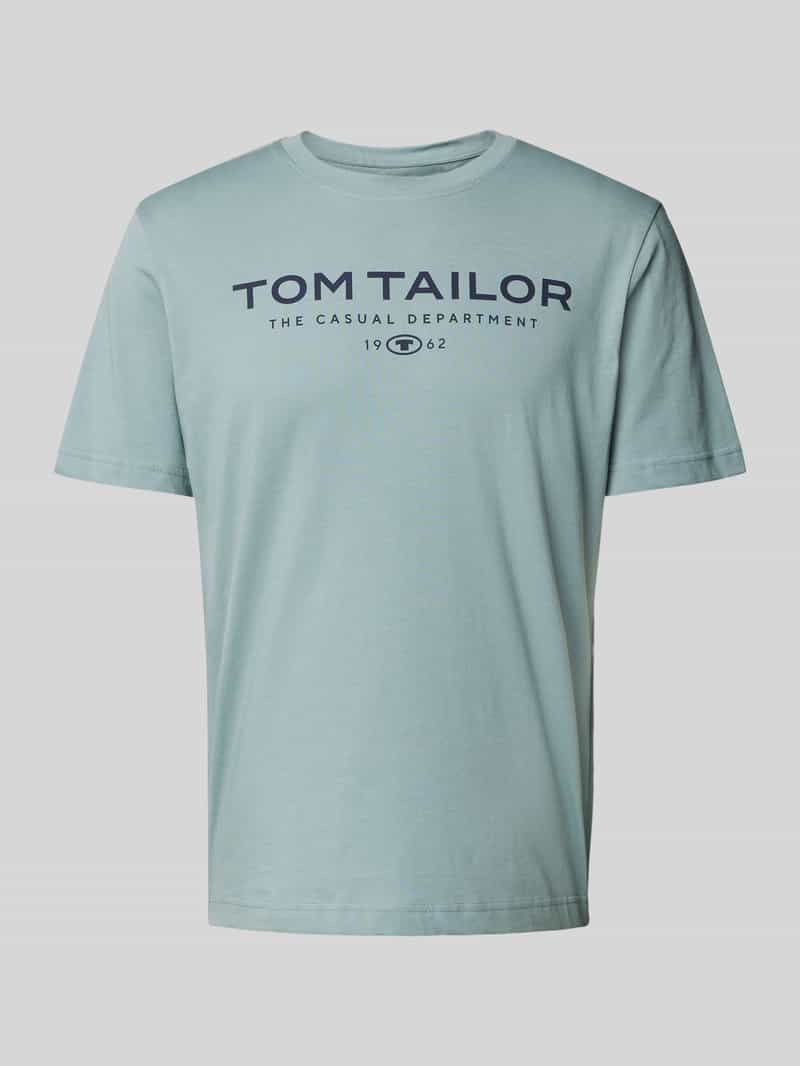 Tom Tailor Regular fit T-shirt van puur katoen