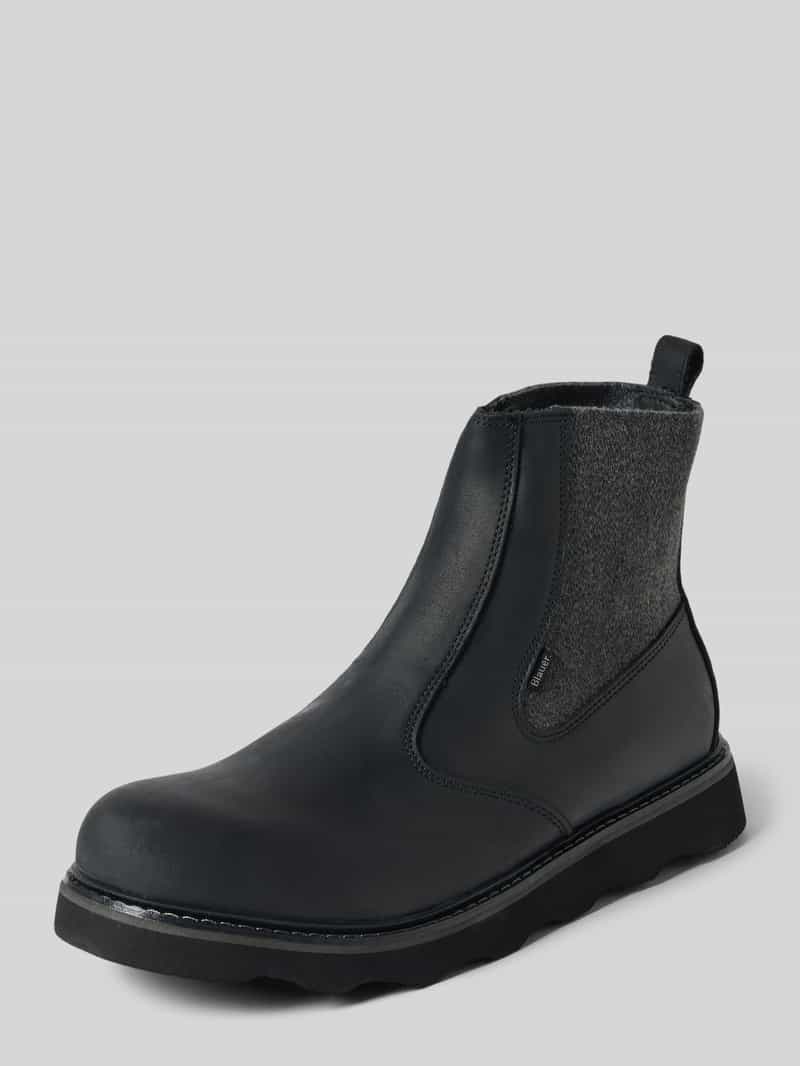 chelsea boots van runder nappa met profielzool