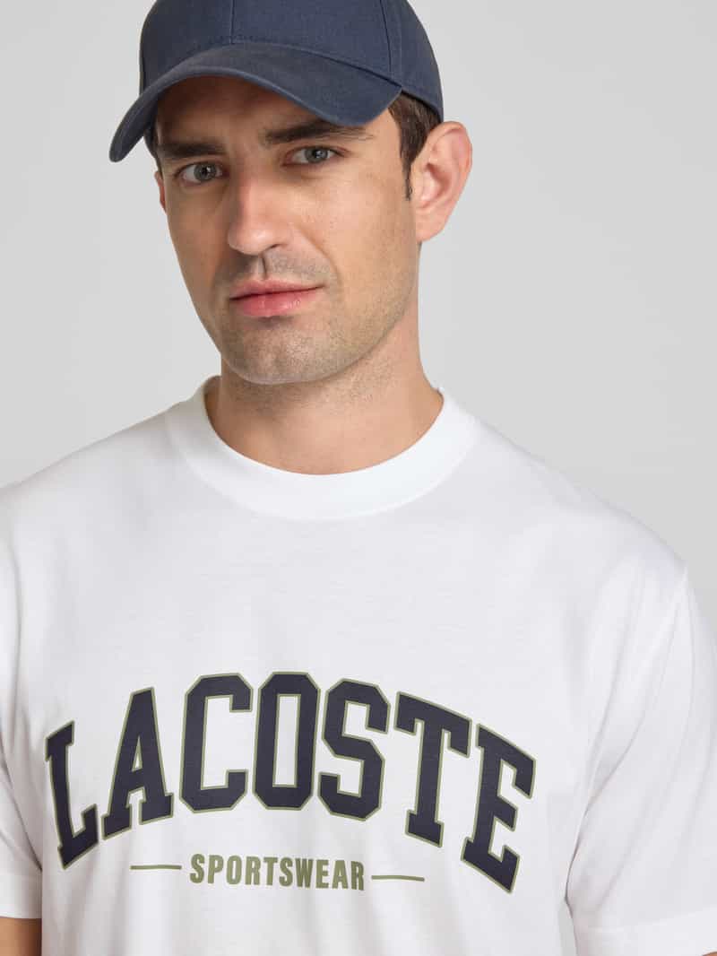 Lacoste T-shirt met labelprint
