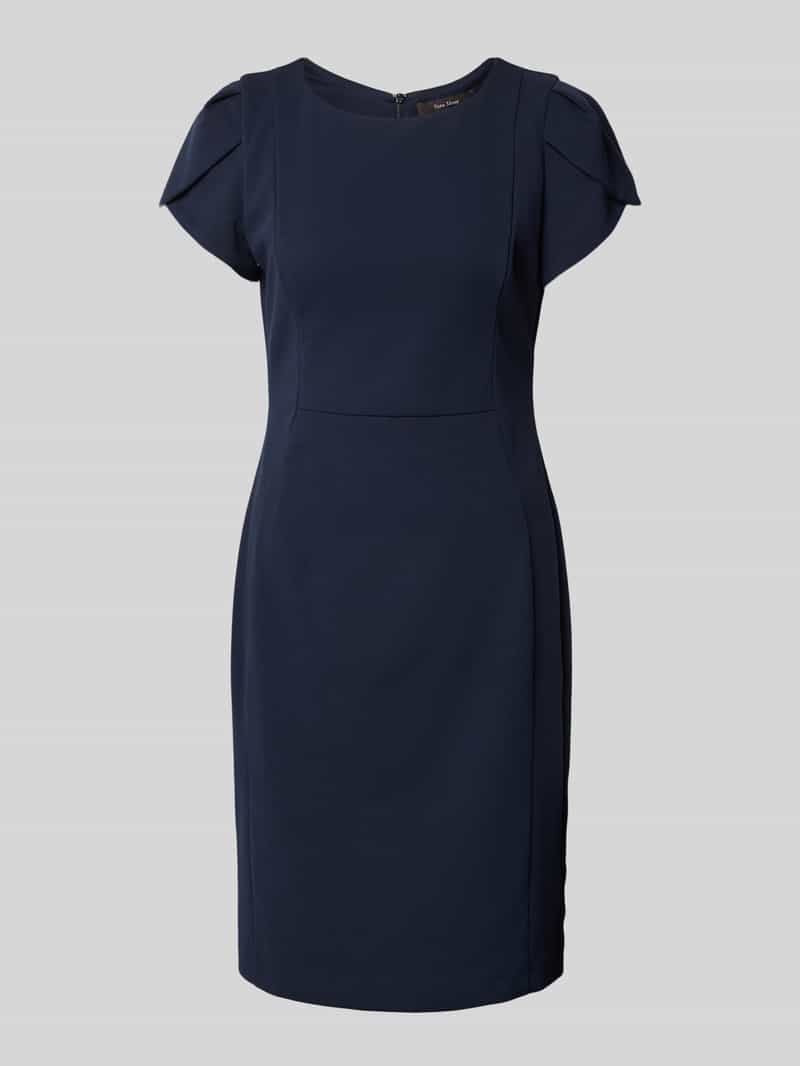 Vera Mont Knielange cocktailjurk met ronde hals