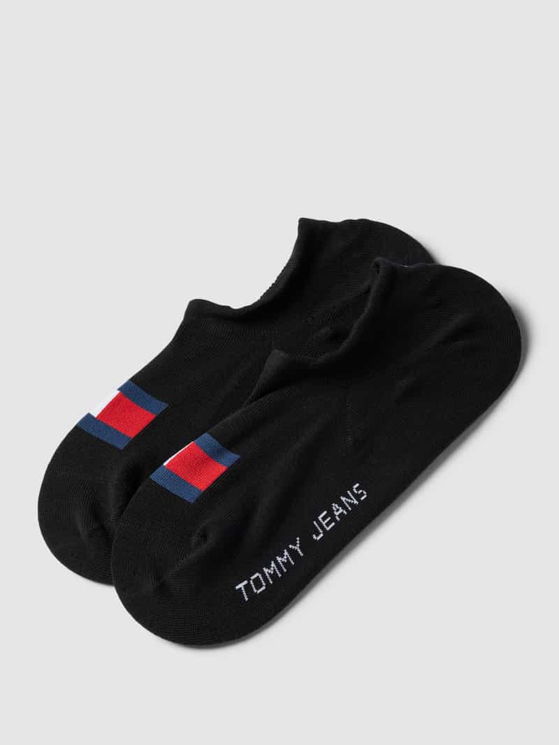 Tommy Hilfiger Kousenvoetjes met logoprint in een set van 2 paar