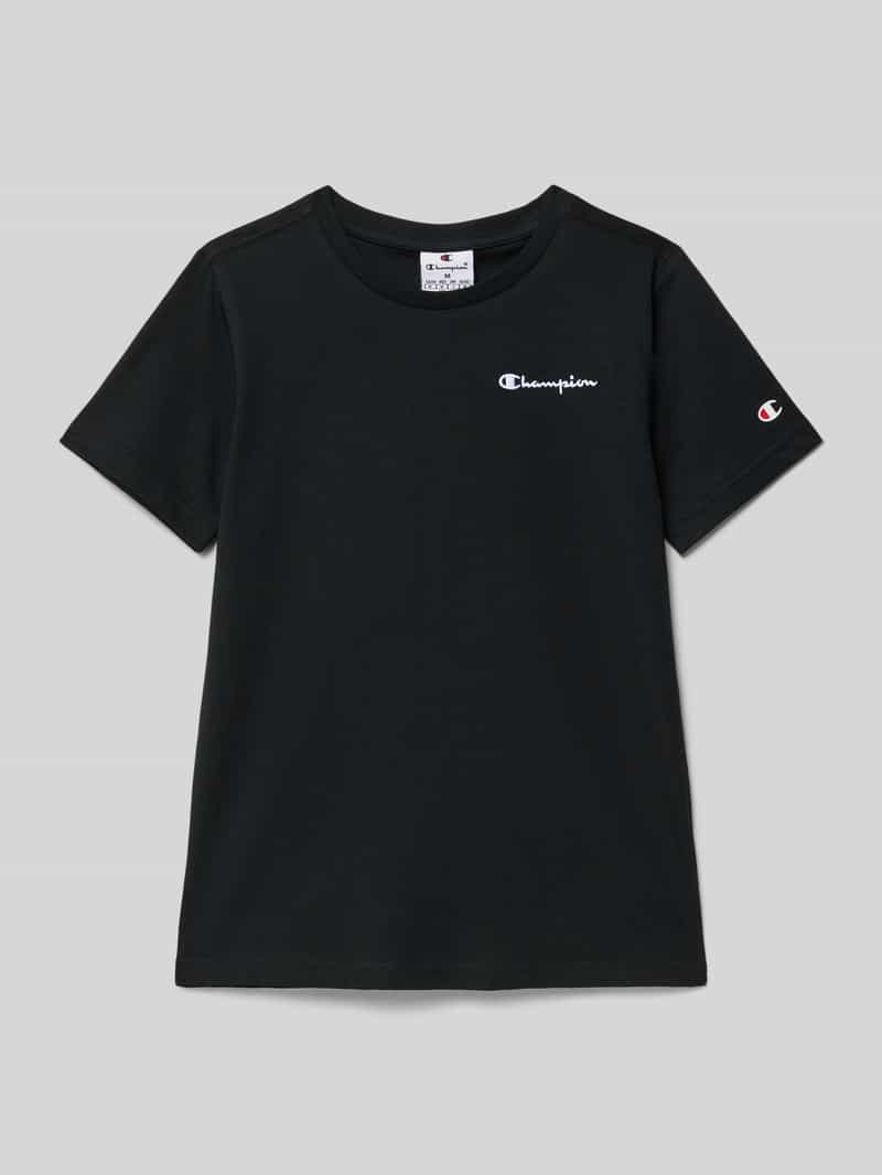 Champion T-shirt met labelstitching