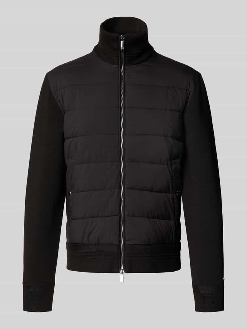 Tommy Hilfiger Regular fit gebreid jack met wol