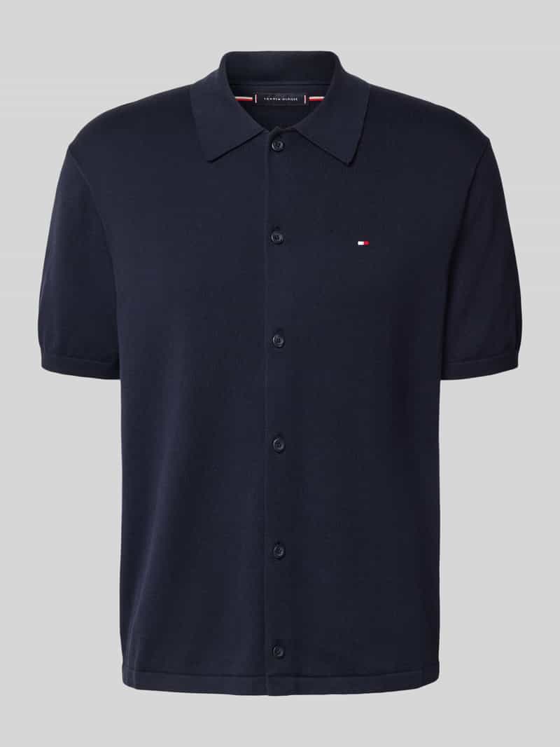 Tommy Hilfiger Regular fit overshirt van puur gebreid katoen