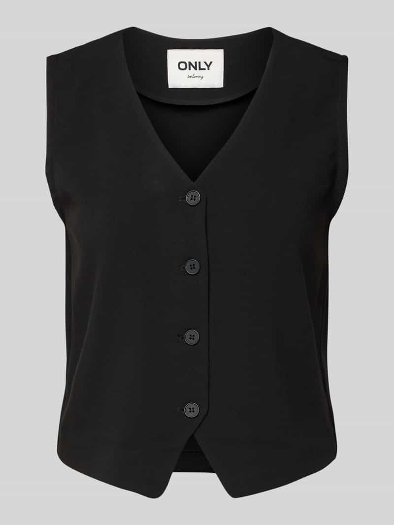 Only Regular fit stoffen gilet met viscose model 'THANA LIFE'