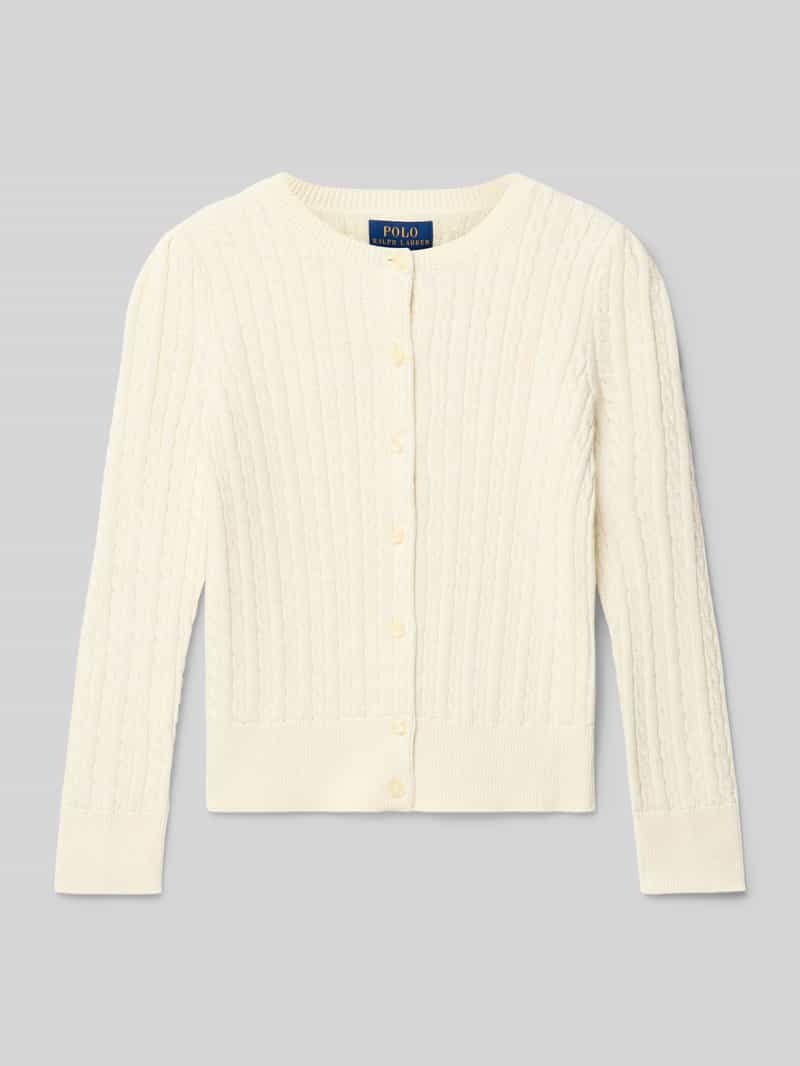 Polo Ralph Lauren Kids Regular fit jack in gebreide look model 'Banded'
