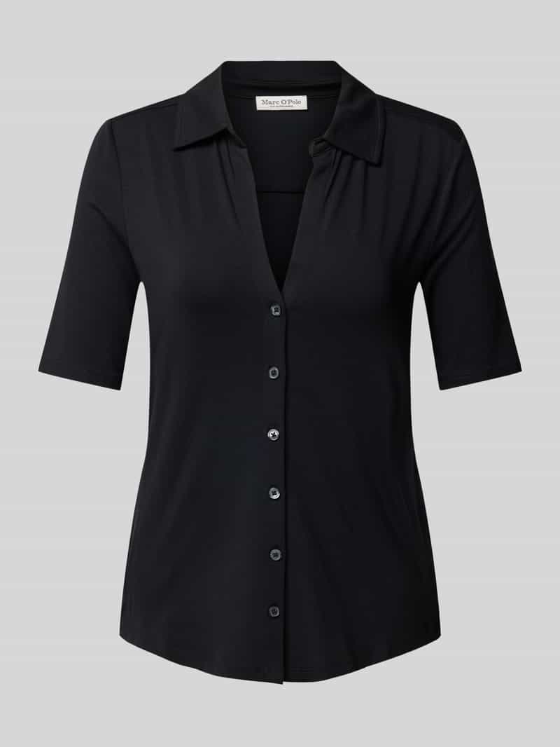 Marc O'Polo Regular fit jersey met korte mouwen in een viscosemix