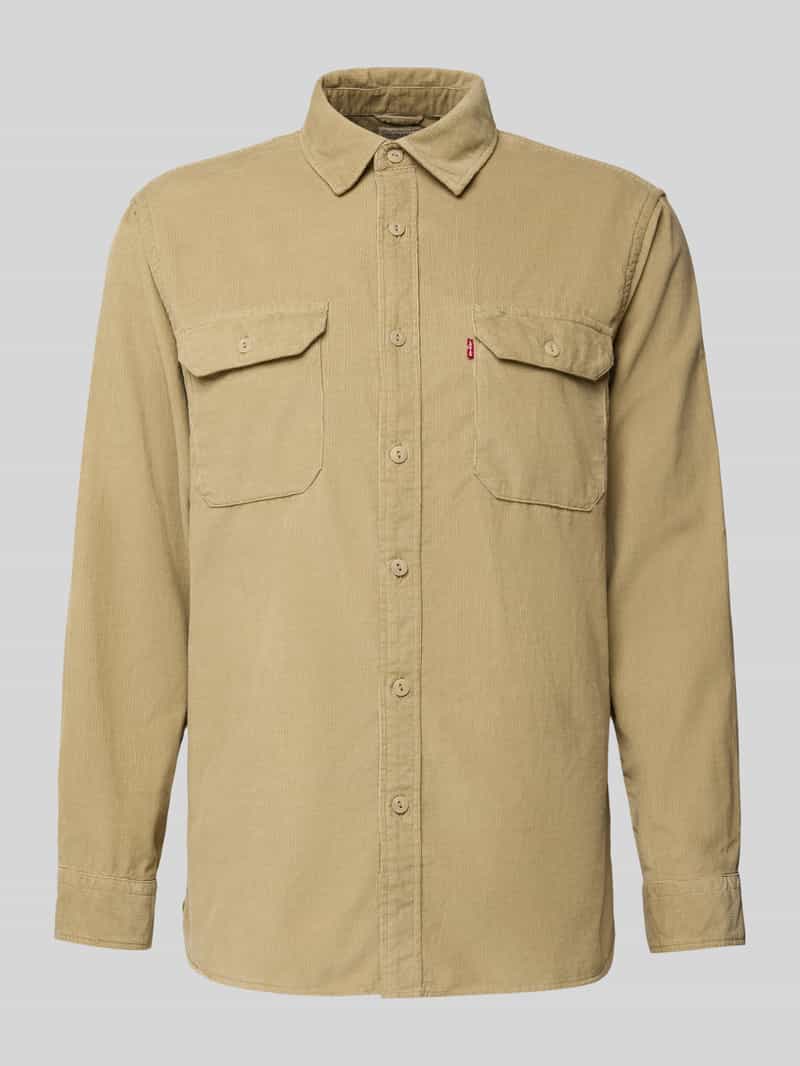 Levi's Relaxed fit corduroy overhemd met borstzakken model 'TRUE CHINO'