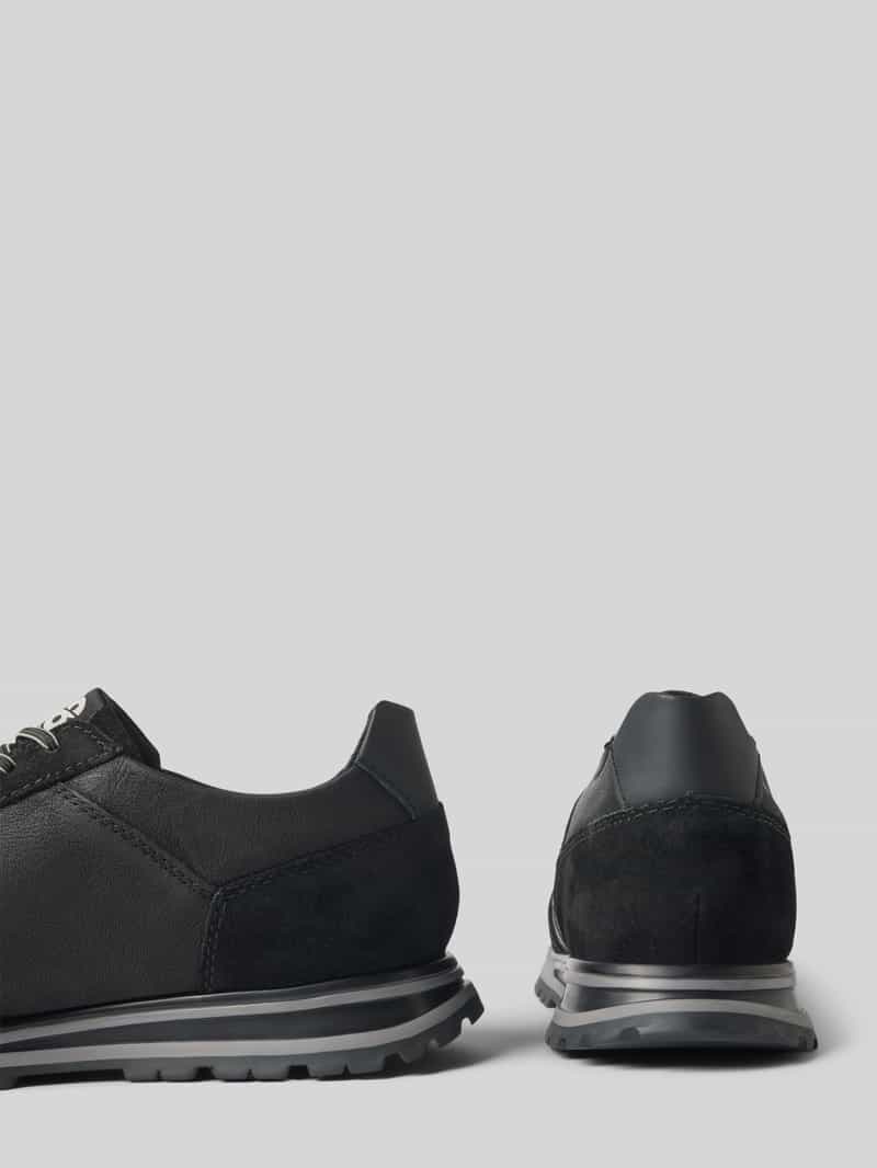 Bugatti Sneakers van leer met labeldetails model 'Philip'