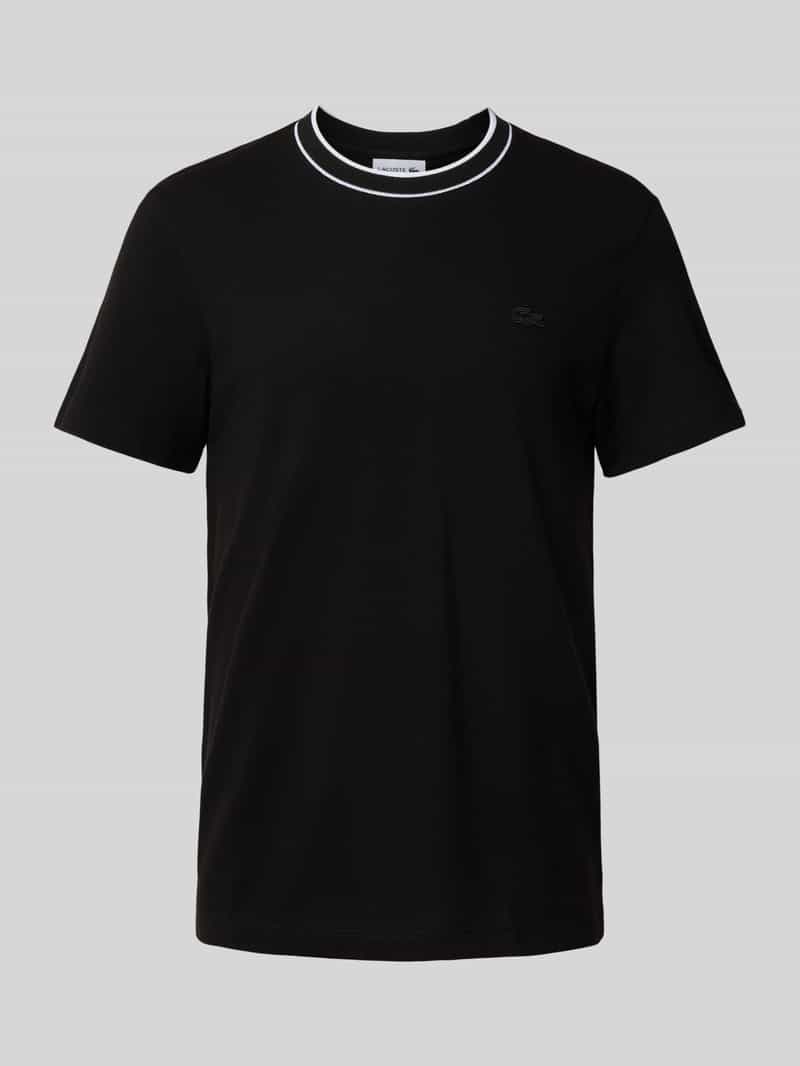 Lacoste T-shirt met labelstitching