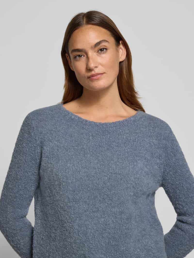 Marc O'Polo Regular fit gebreide pullover van scheerwolmix met alpaca
