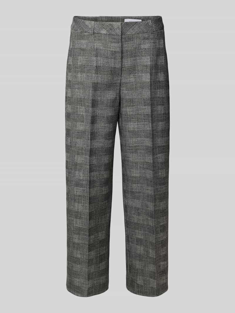 comma Straight fit pantalon met persplooien