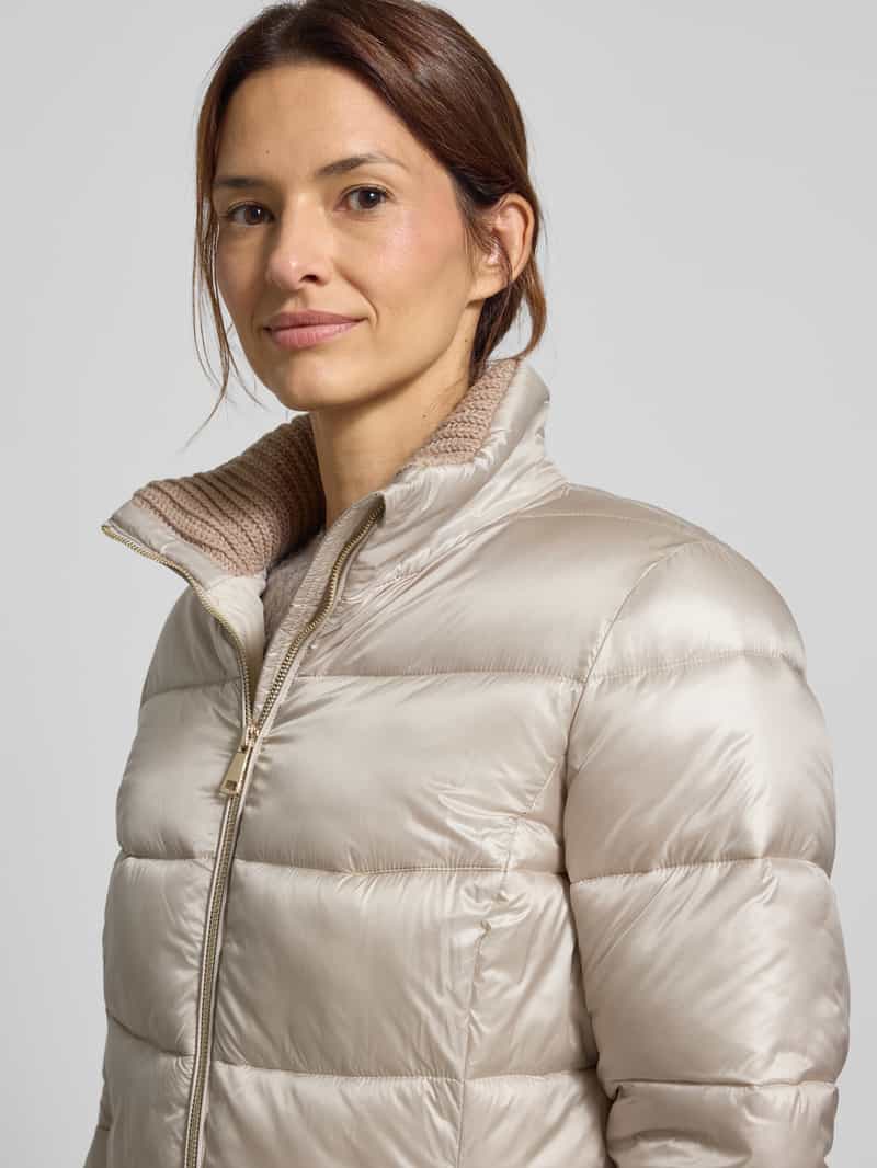 WHITE LABEL Gewatteerd jack met opstaande kraag