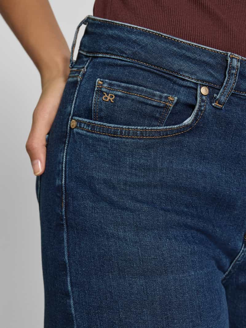 RAFFAELLO ROSSI Flared jeans met persplooien model 'SEVENTY'