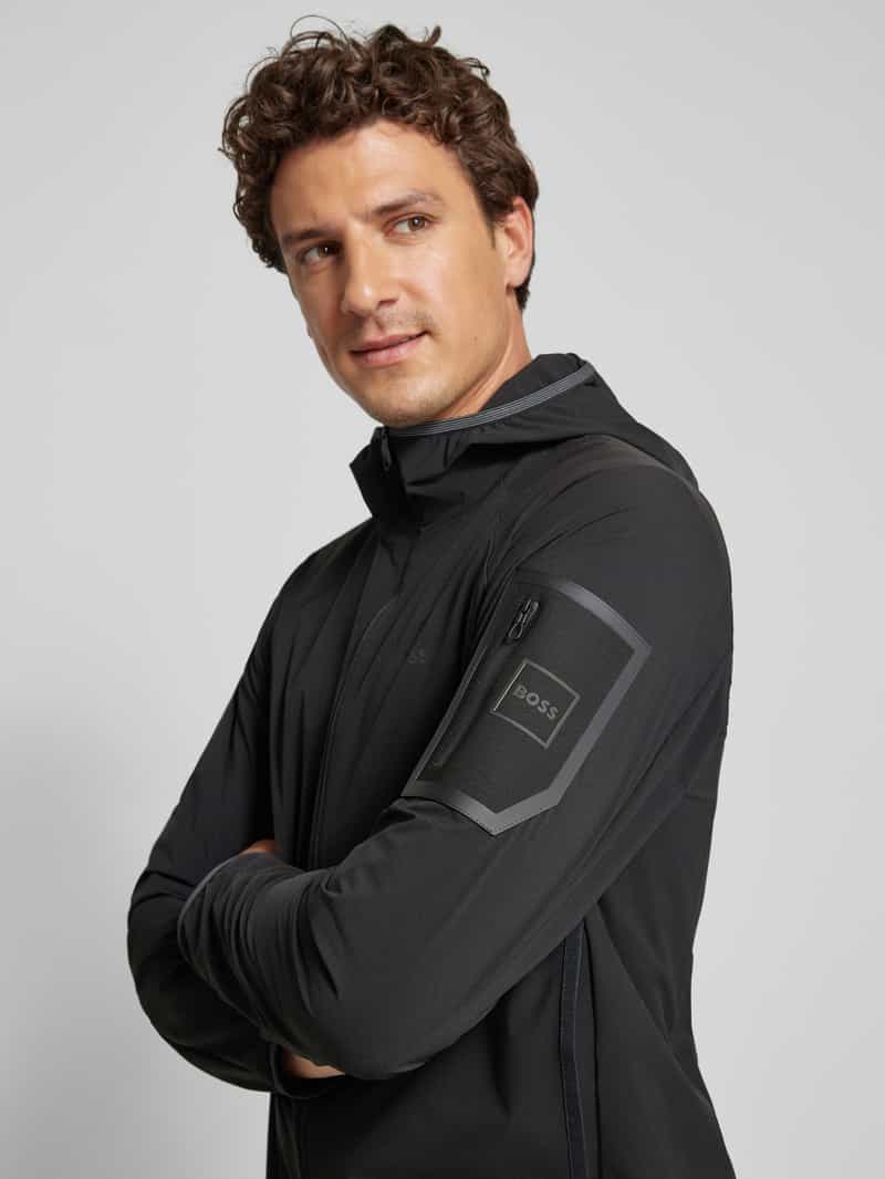 BOSS Green Sweatjack met capuchon model 'Cush'