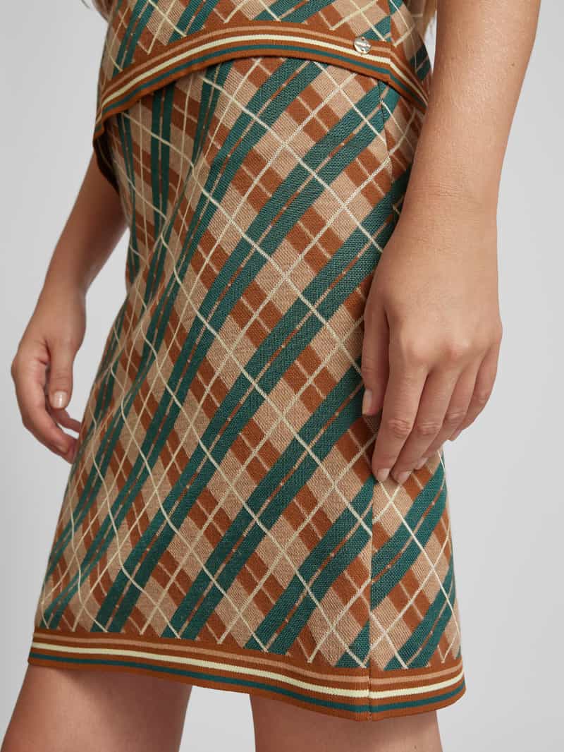 Marc Cain Knielange rok met elastische band