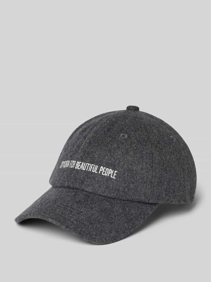 drykorn Baseballpet van wolmix met stitching model 'JESPER'