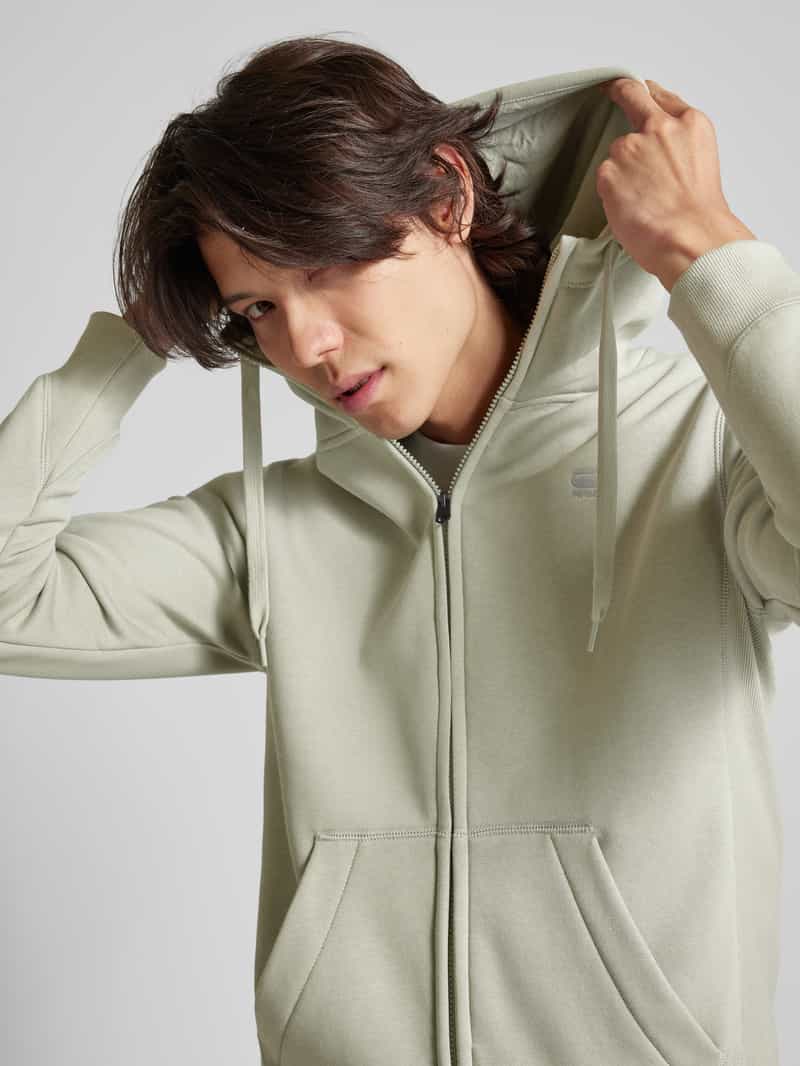 G-Star Raw Sweatjack met labeldetail