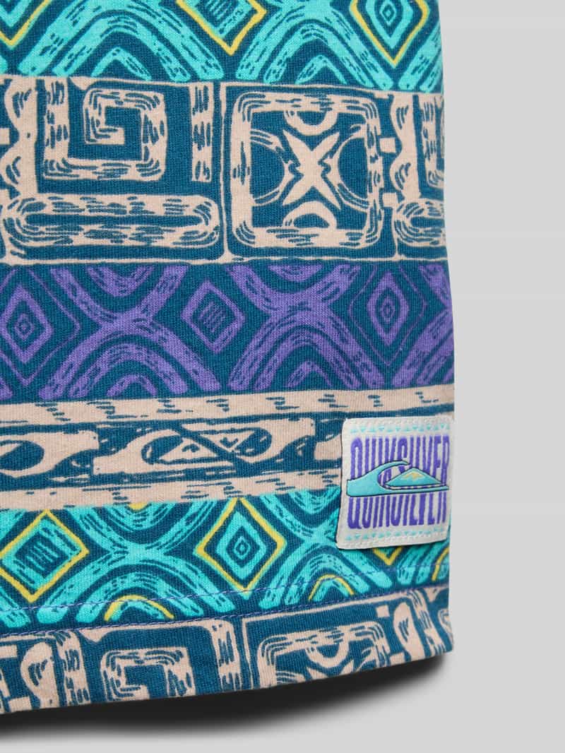 Quiksilver T-shirt met ronde hals en labeldetail