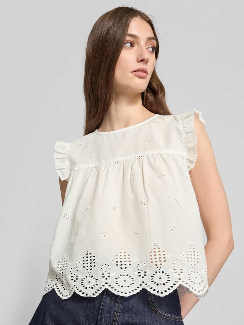Only Regular fit blousetop van puur katoen model 'SILLA LIFE'