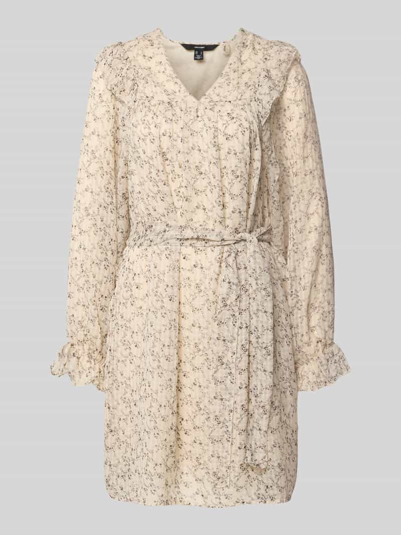 Vero Moda Jurk in A-lijn met tailleriem model 'PETRA'