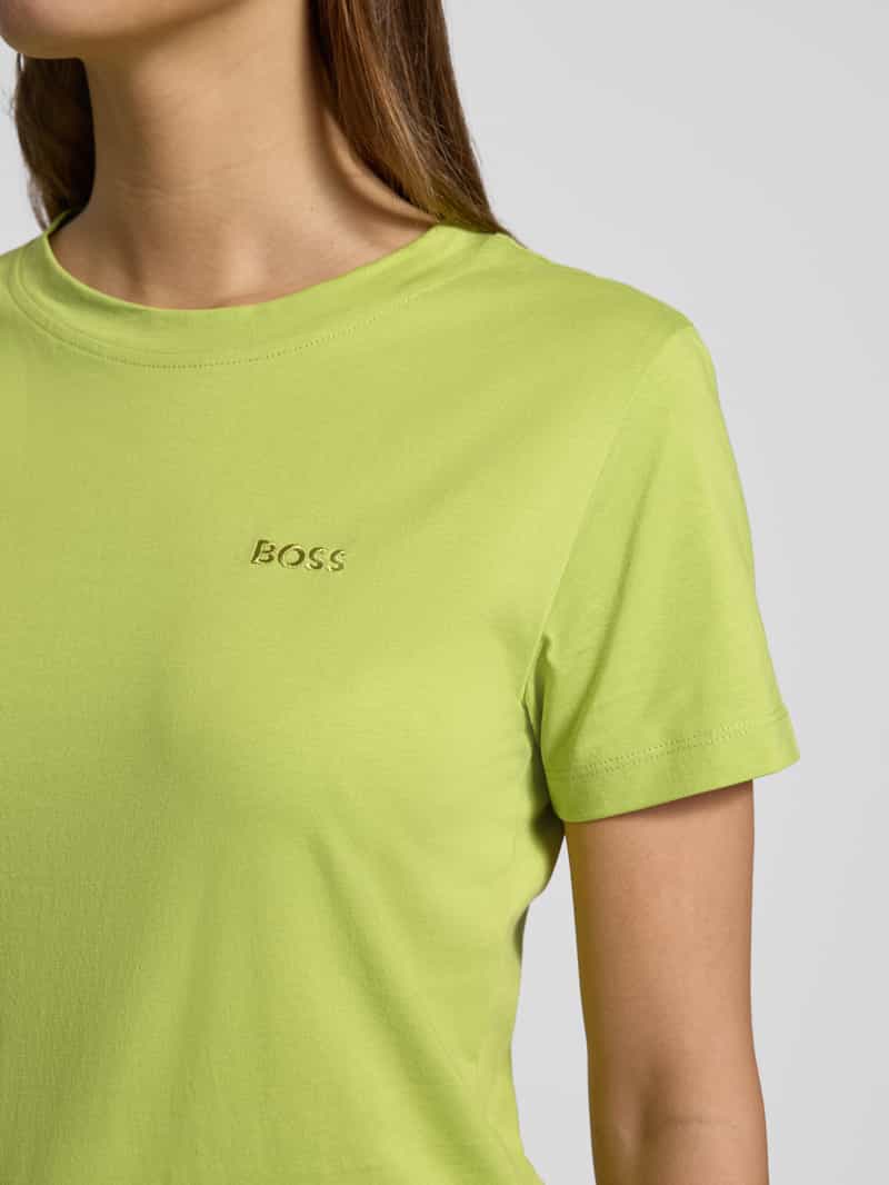 Boss Orange T-shirt met labelstitching model 'Esogo'