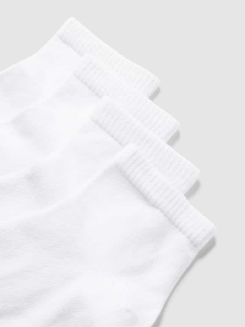 s.Oliver RED LABEL Sokken met labeldetail in een set van 4 paar model 'Quarter'